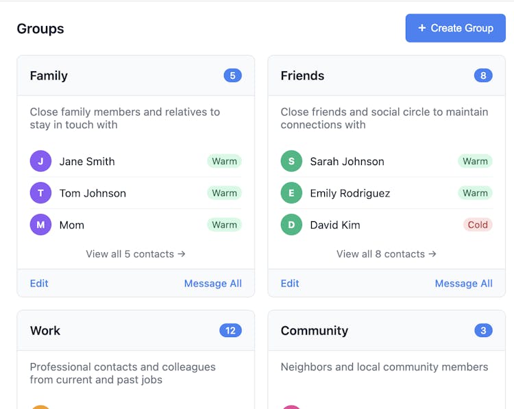 Inner Circle - personal AI CRM